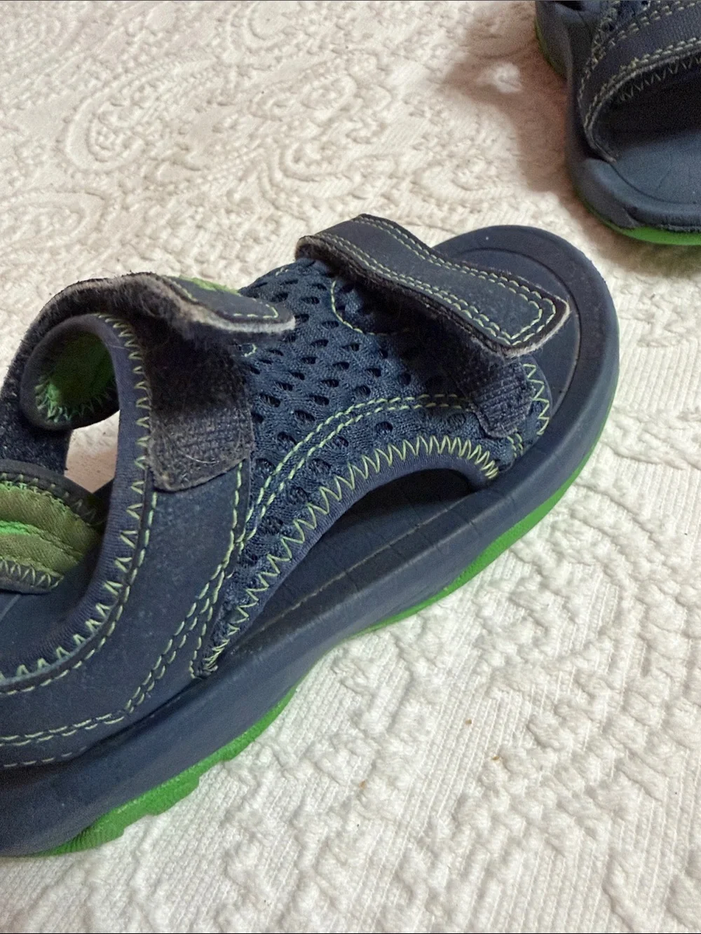 Teva Size 9 Toddler Navy Kids Active Outdoor Sandals
